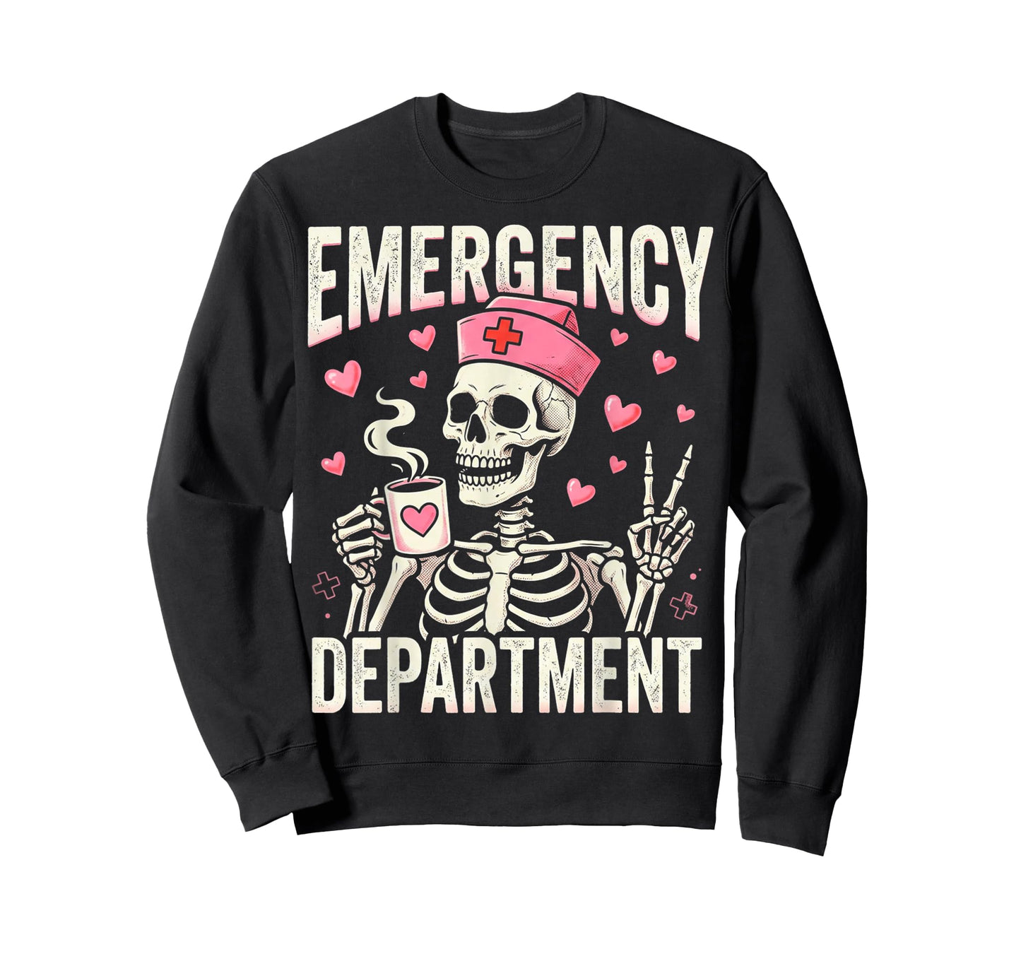 Cute Emergency Department Valentine ER Valentines Nurse T-Shirt