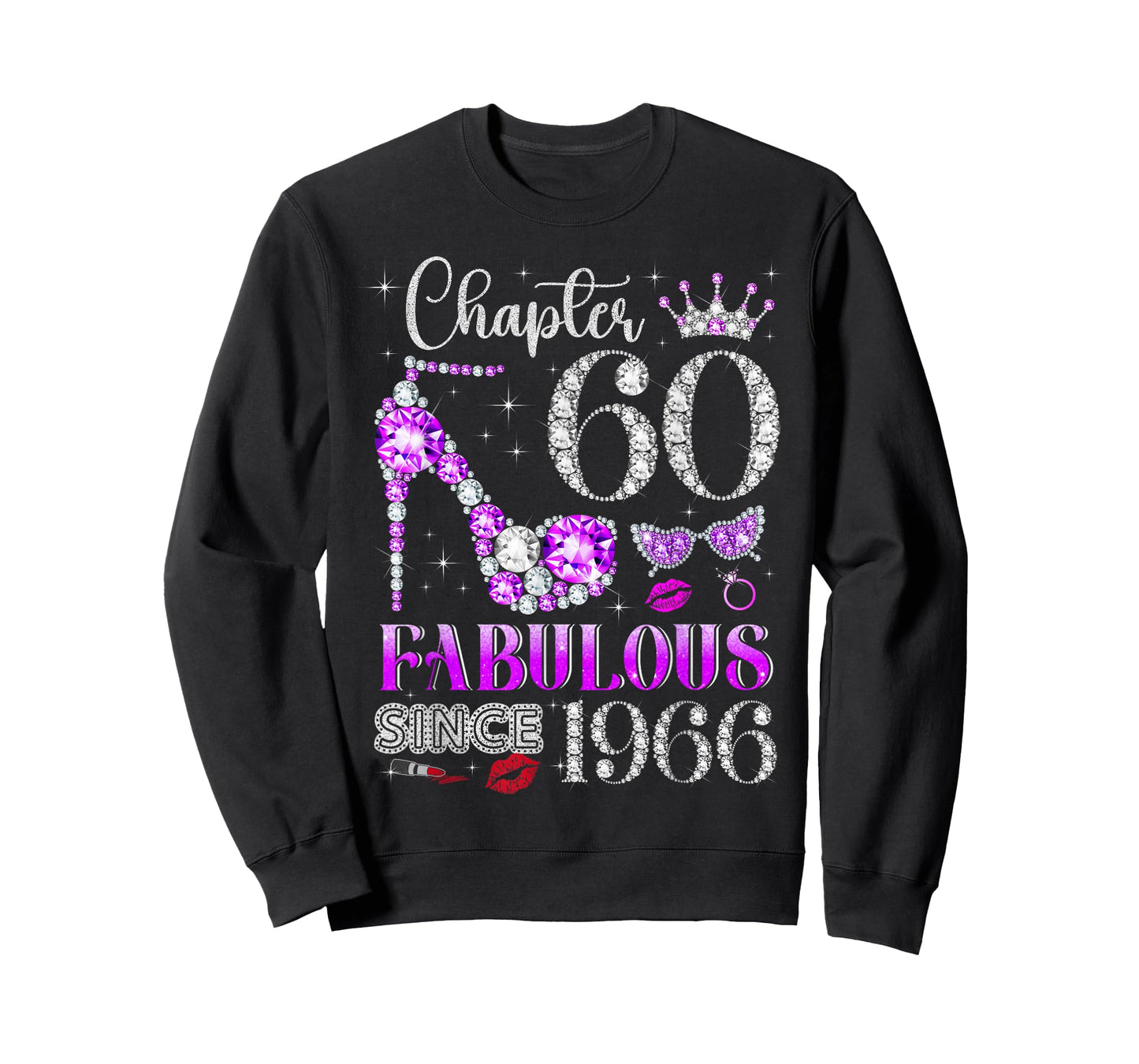Chapter 60 Fabulous Since 1966 60Th Birthday Ladies Girls T-Shirt