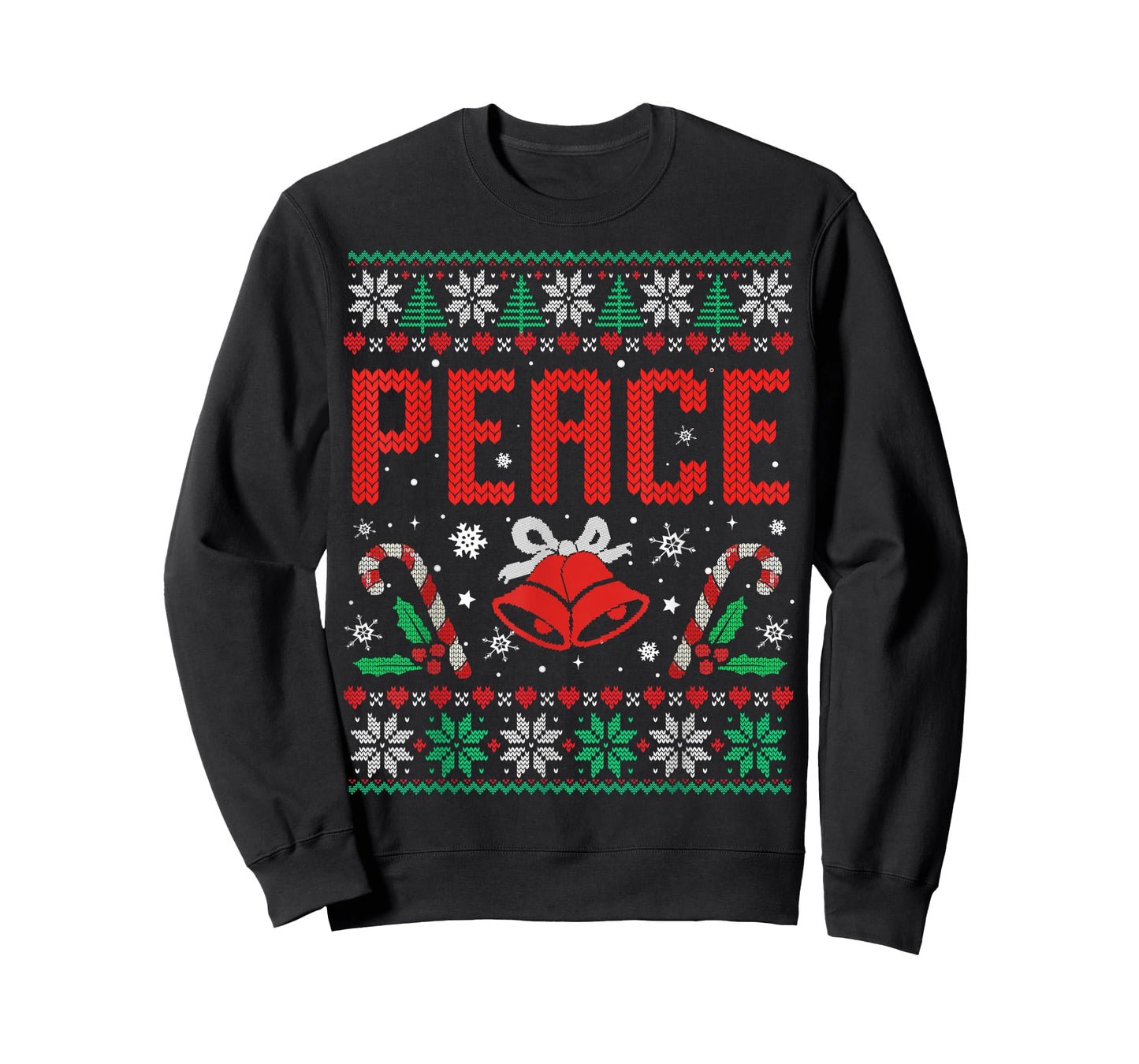 Peace I Come in Peace Couple Matching Christmas Ugly Sweater T-Shirt
