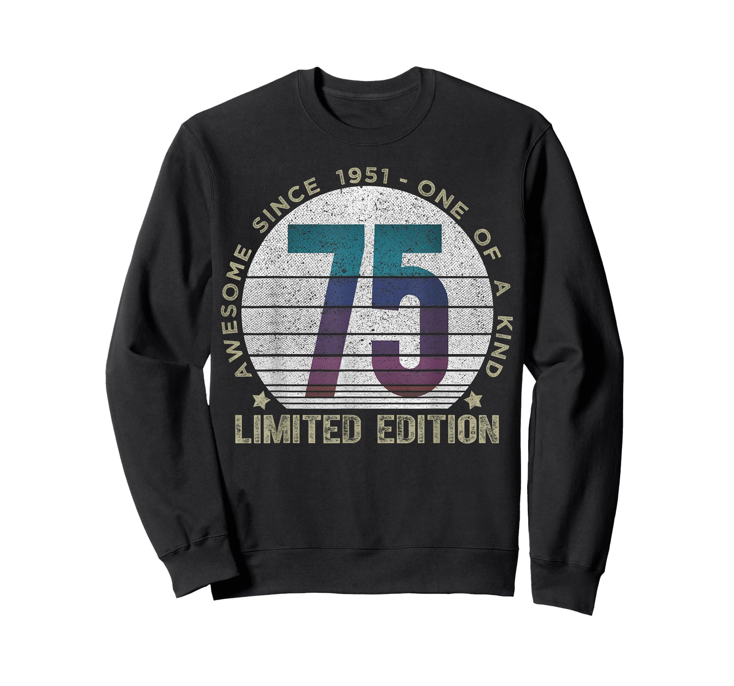 75 Year Old Gifts Vintage 1951 Limited Edition 75th Birthday T-Shirt