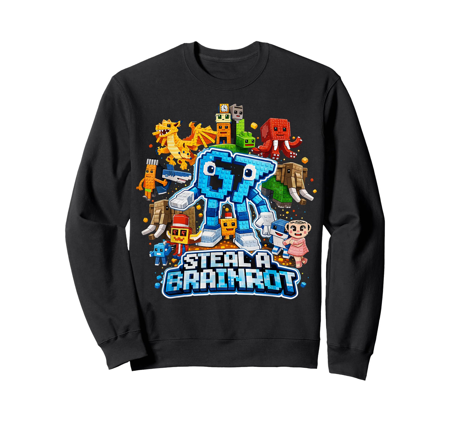 Six Seven 67 Steal a Brainrot Meme Funny for Kids Boys Gifts T-Shirt