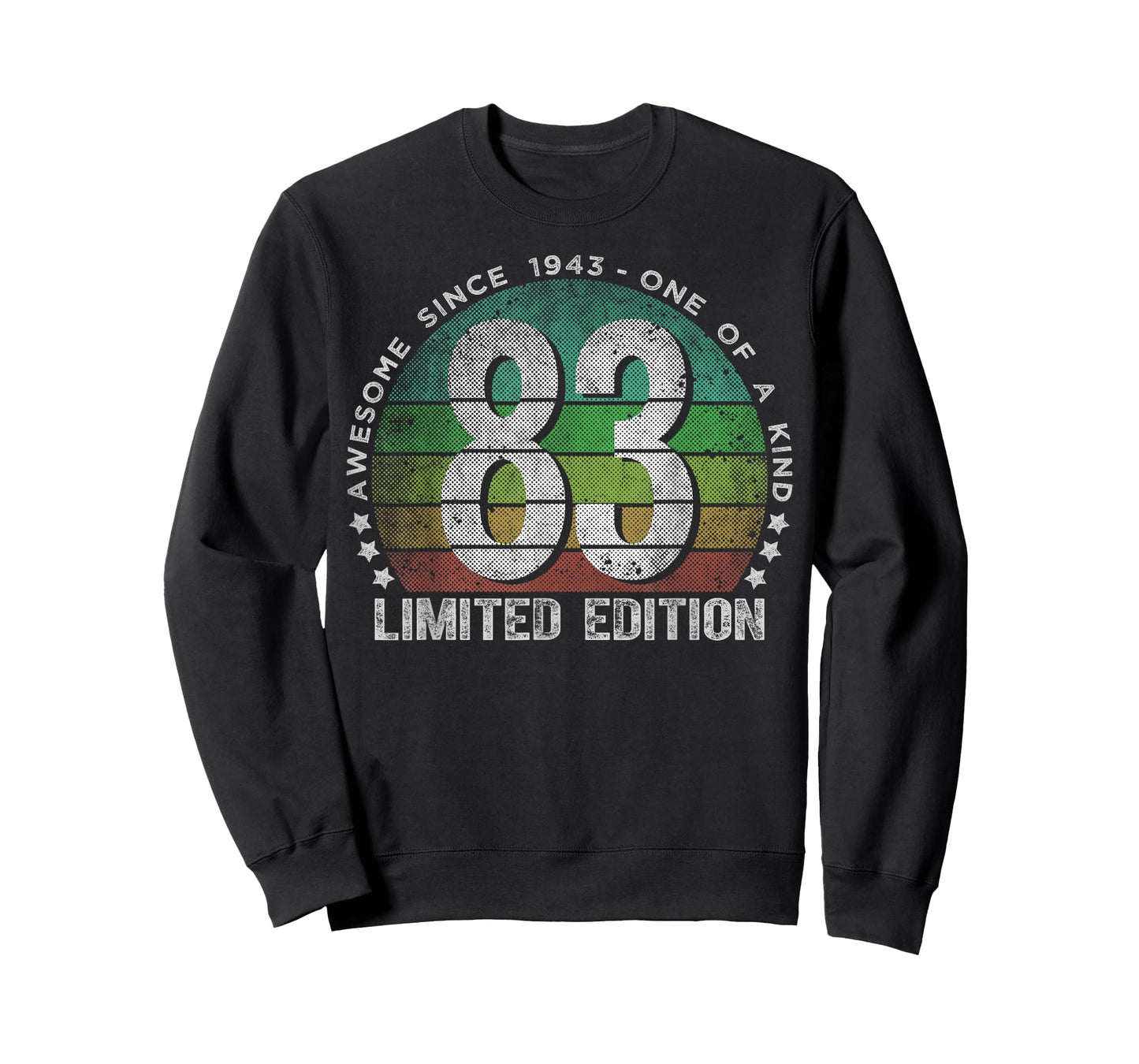 83 Year Old Gifts Vintage 1943 Limited Edition 83rd Birthday T-Shirt