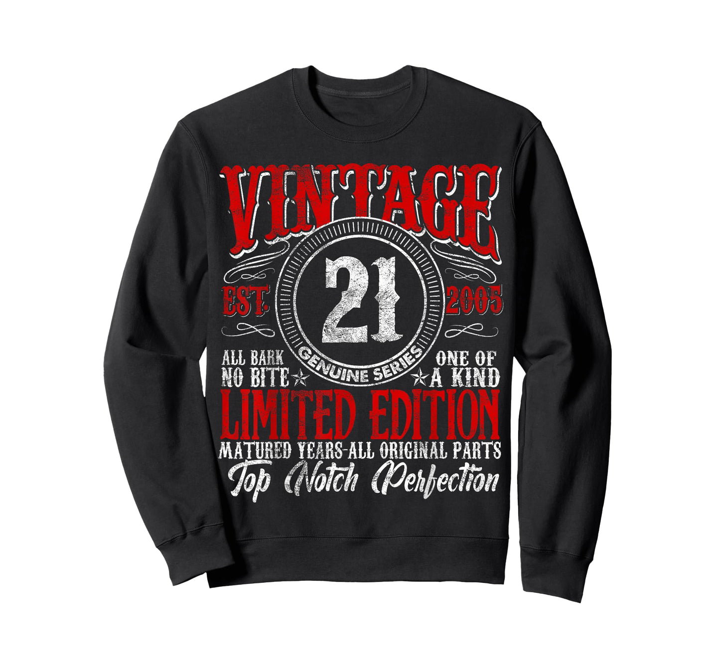 21 Year Old Gifts Vintage 2005 Limited Edition 21st Birthday T-Shirt