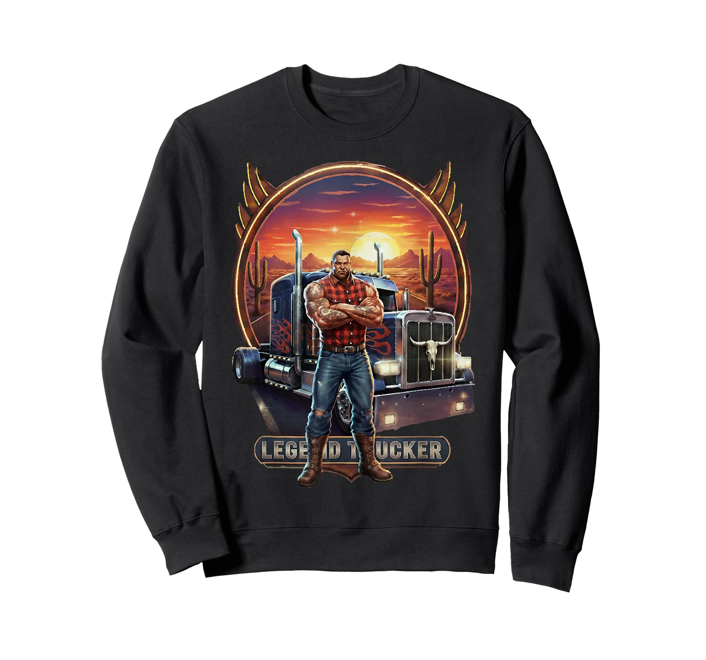Funny Legend Trucker Quote RoadForge Apparel T-Shirt