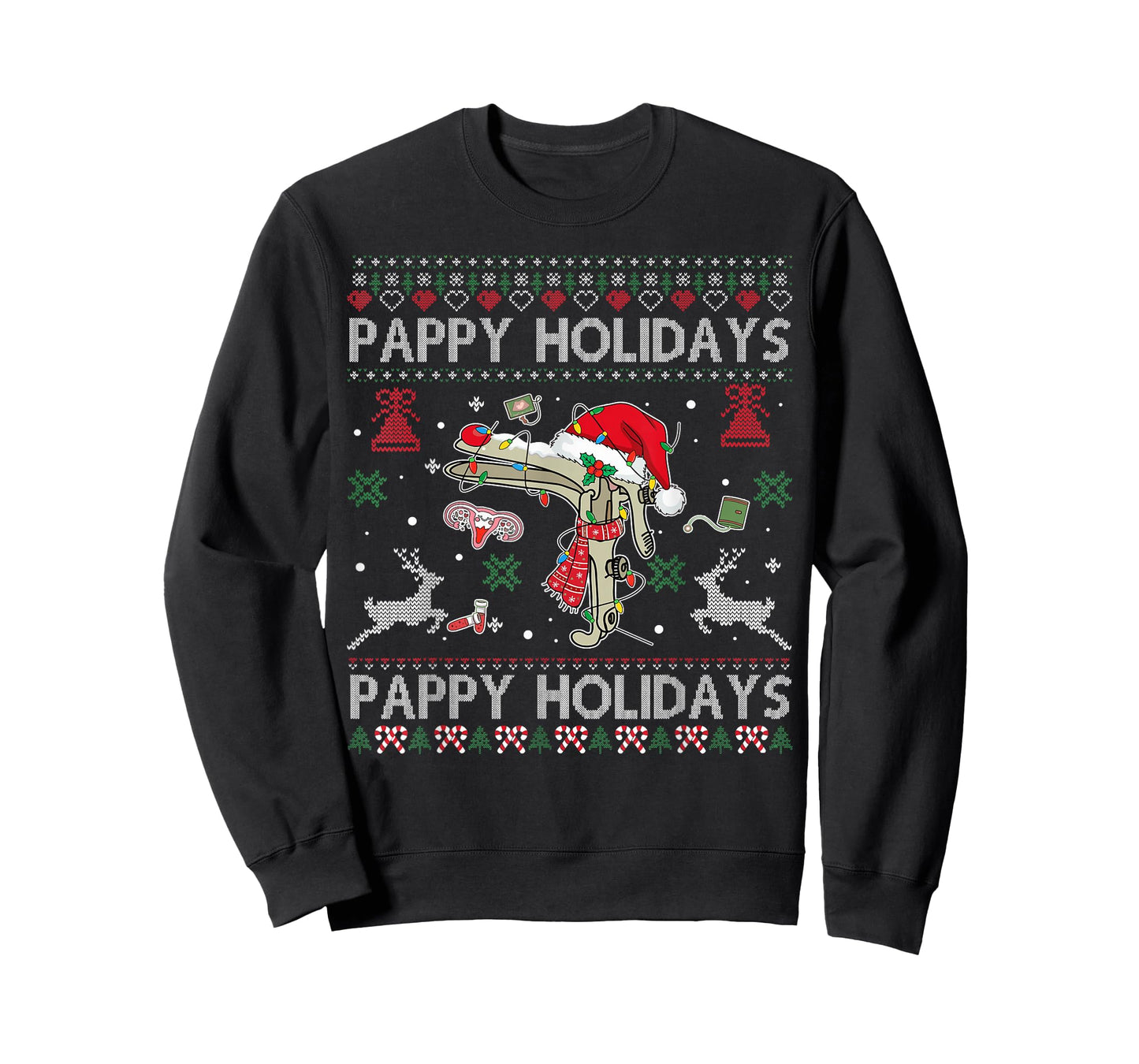 Speculum Santa Pappy Holidays Gynecologist Ugly Sweater Xmas T-Shirt
