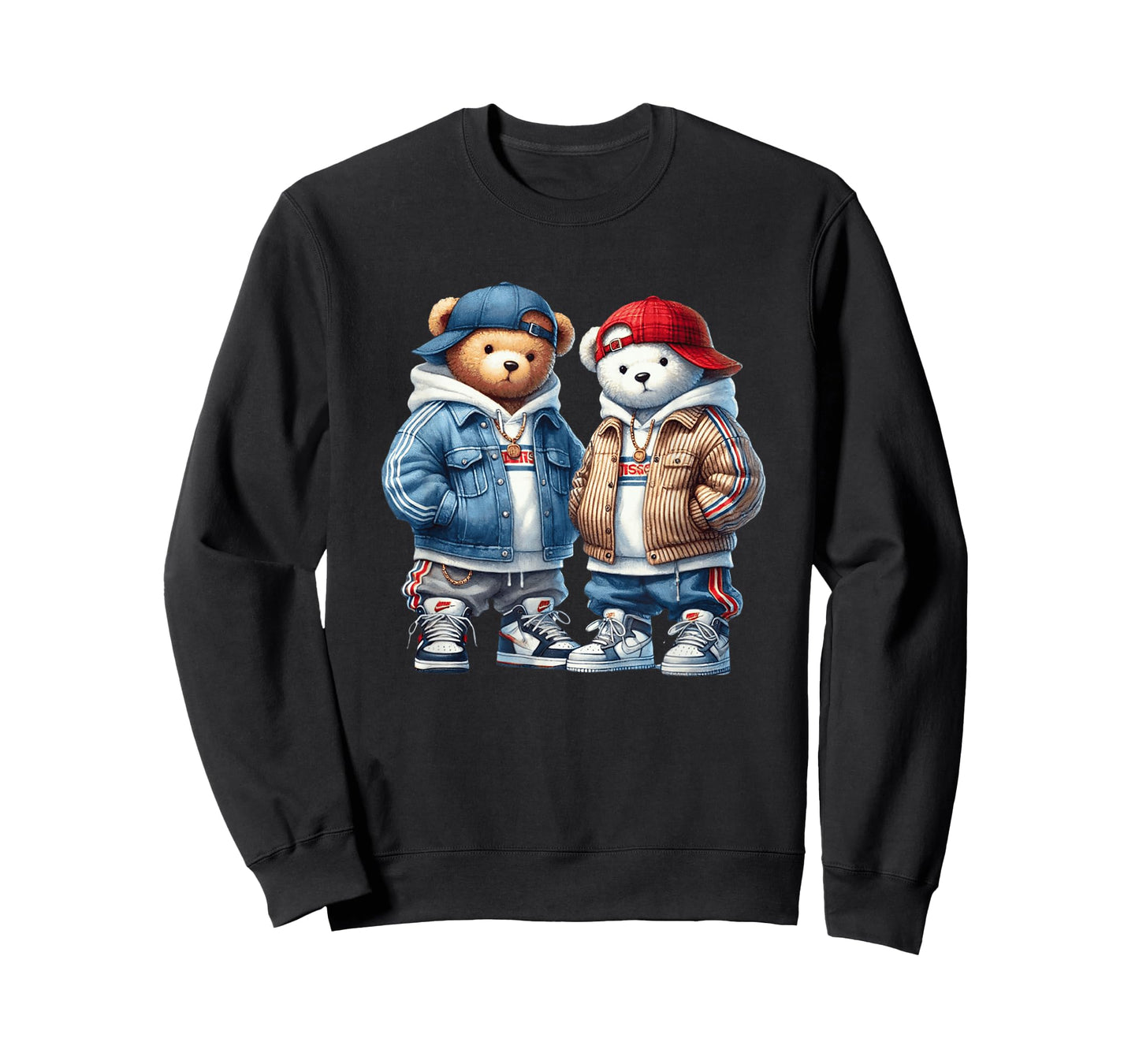 Cool Urban Bears Streetwear Style T-Shirt