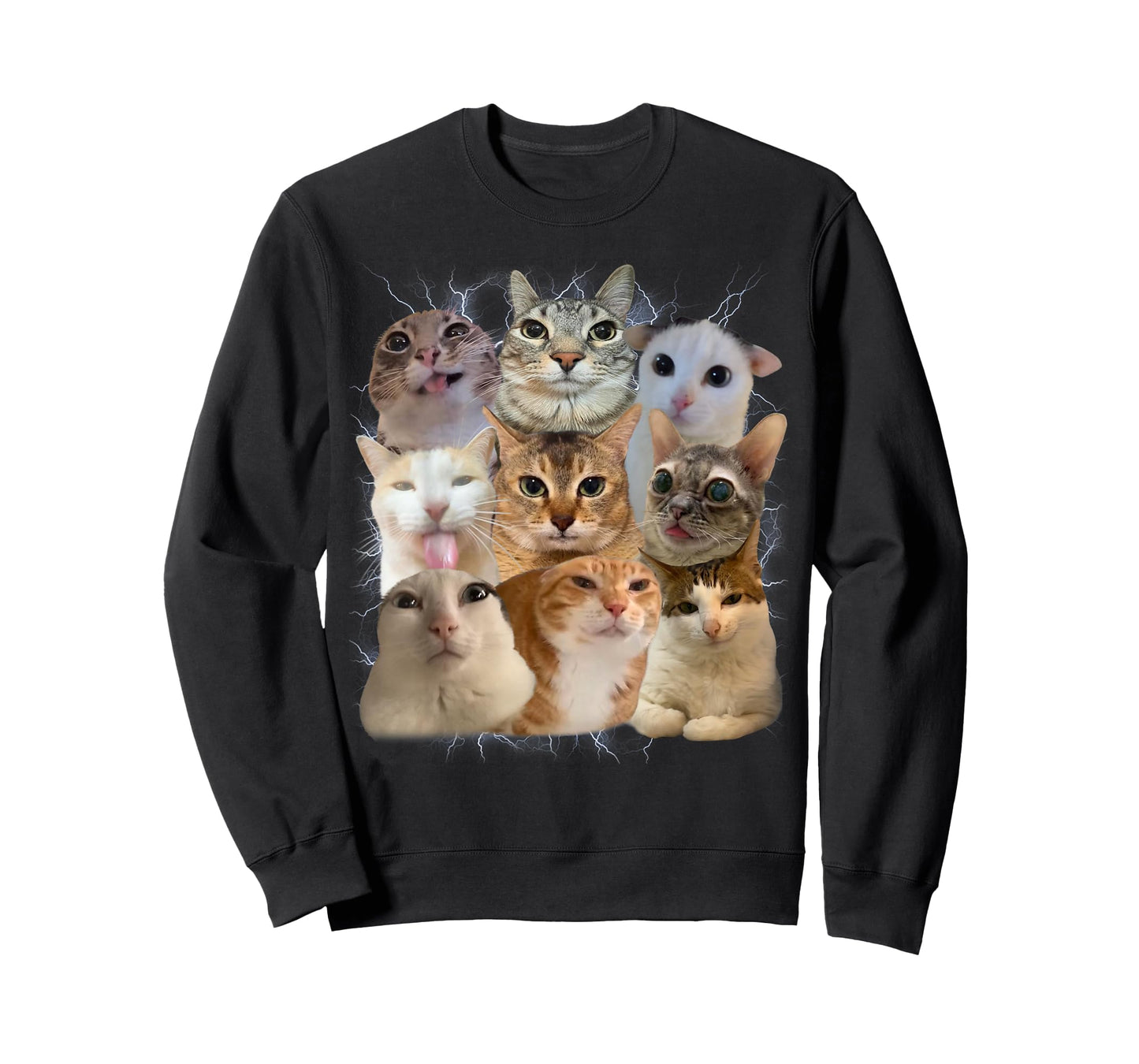 Famous Cats Meme Funny Cat Brainrot Meme Bootleg Gen Z Alpha T-Shirt