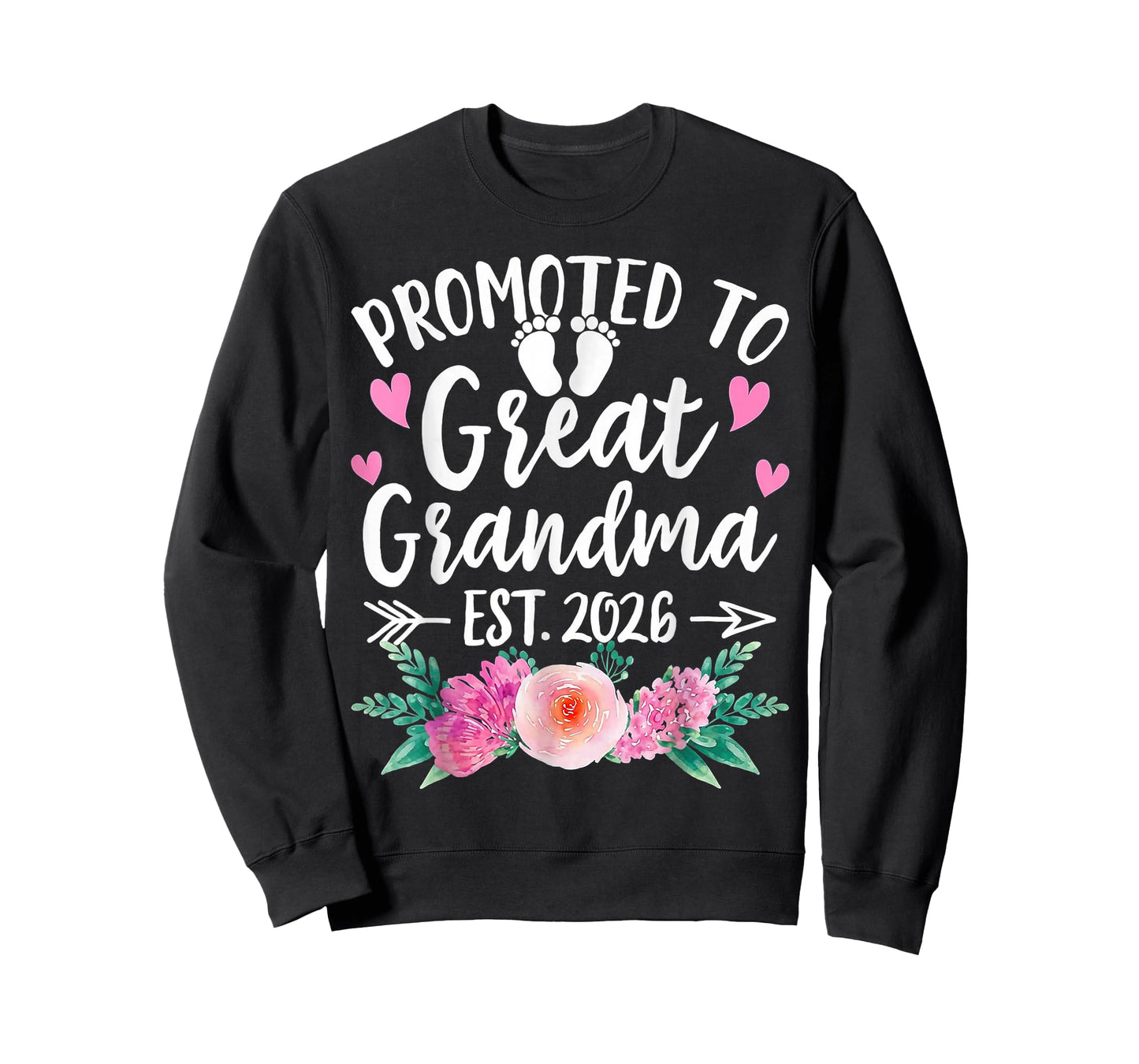 Promoted to Great Grandma 2026 T-Shirt