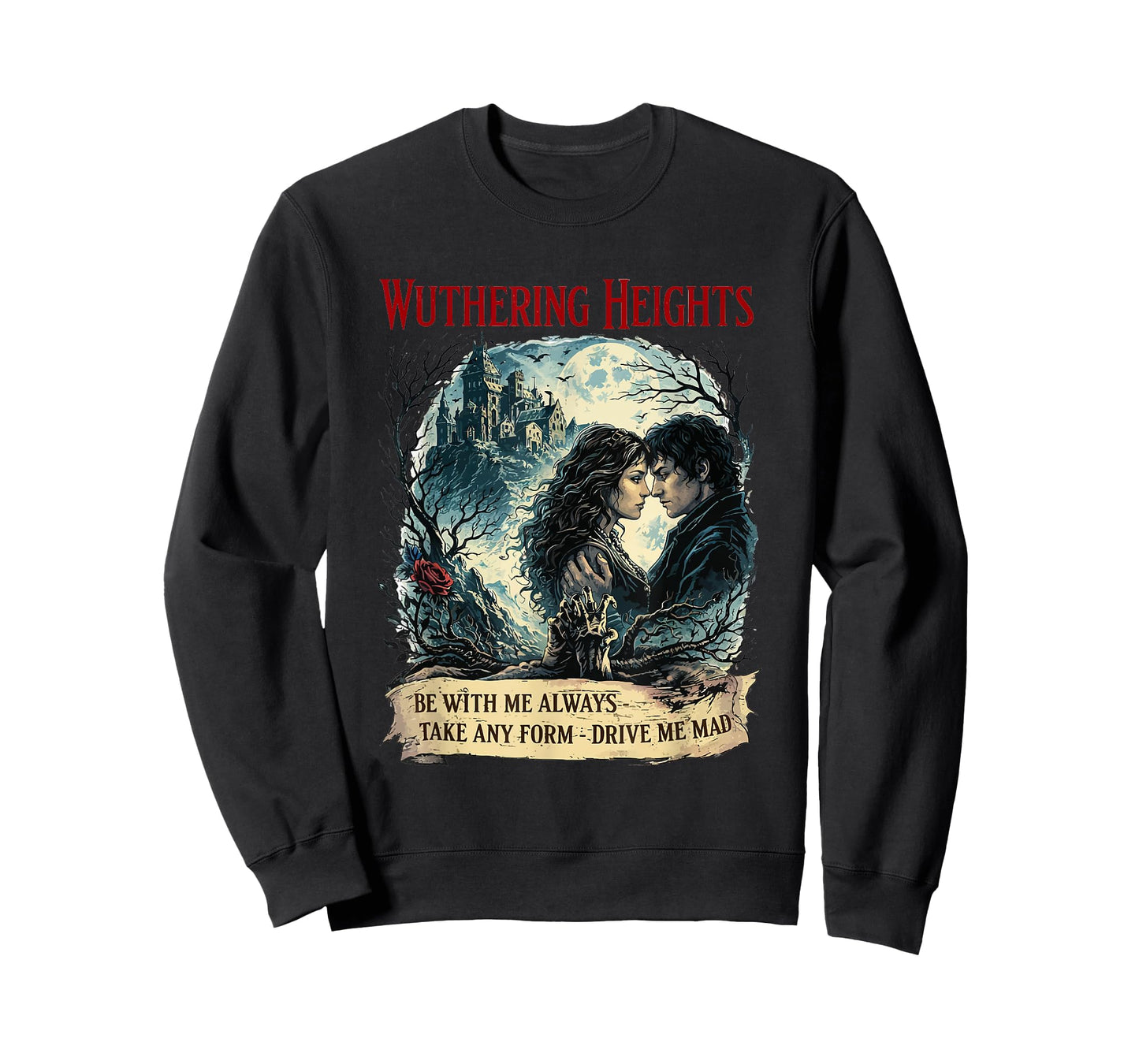 Wuthering Heights Gothic Book Lover Classic Literature T-Shirt