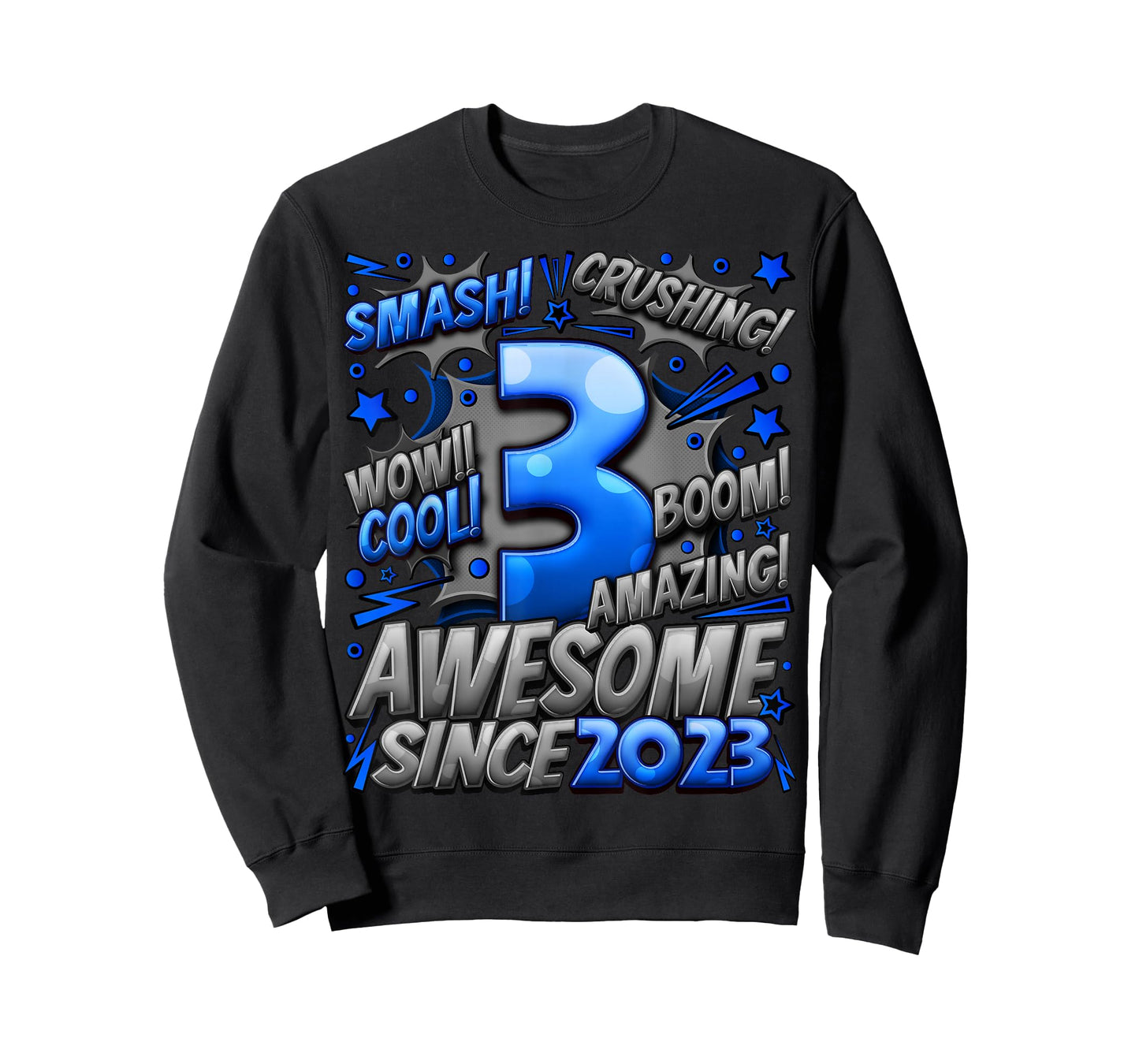 3 Year Old Gifts for Boys 3rd Birthday Boy 3 Year Old Boy T-Shirt