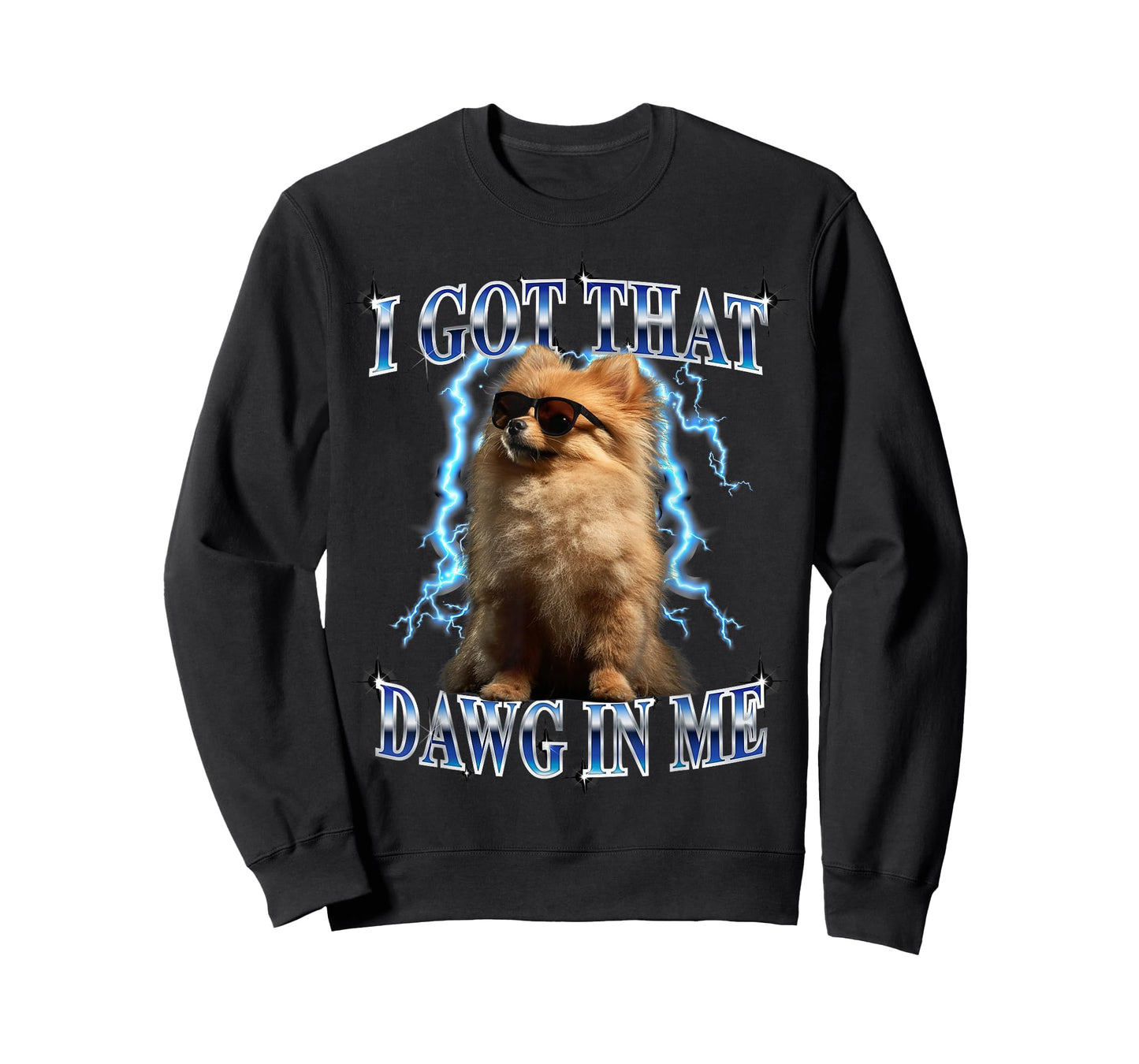 Mens Heavy Metal I Got That Dawg in Me Pomeranian Lover T-Shirt