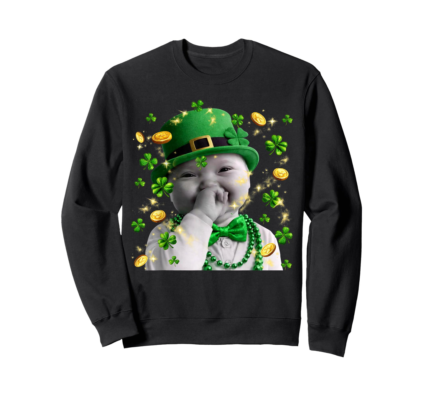 Funny Niche Ai Baby Meme St Patricks Day Party T-Shirt