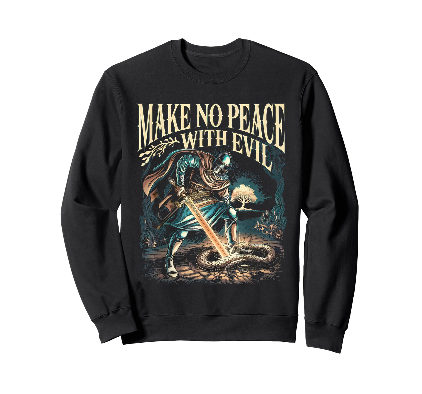 Make No Peace with Evil Tshirt Archangel Michael Jesus God T-Shirt