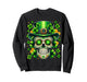 San Patties Irish Sugar Skull Shamrock St Patricks Day Men T-Shirt
