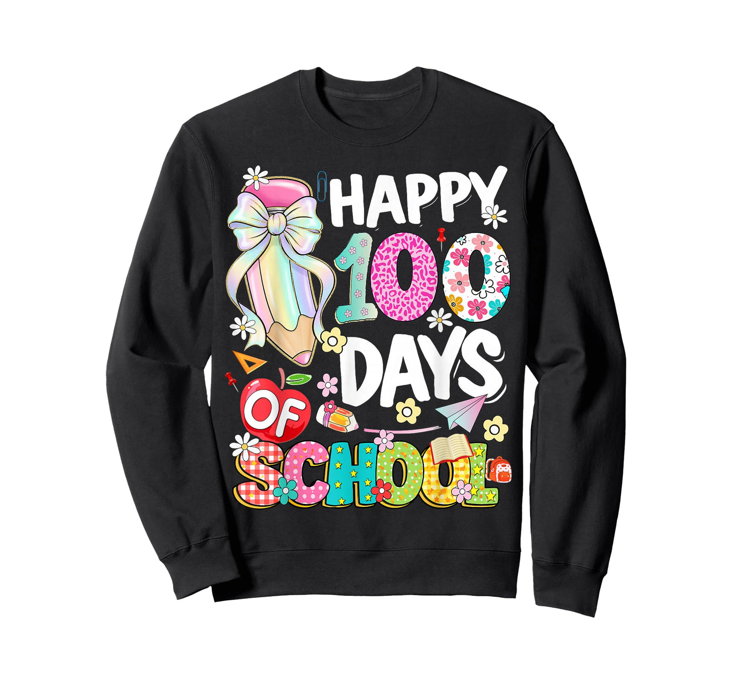 100th Day of School Kids Girls 100 Days Smarter Teachers T-Shirt