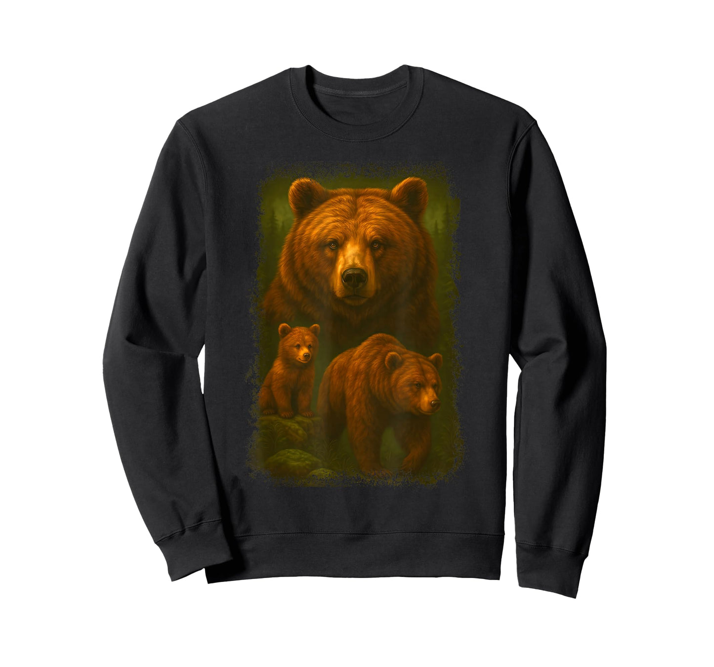 Vintage Bear 90s Graphic | Retro Hunter Nature Wildlife Art T-Shirt