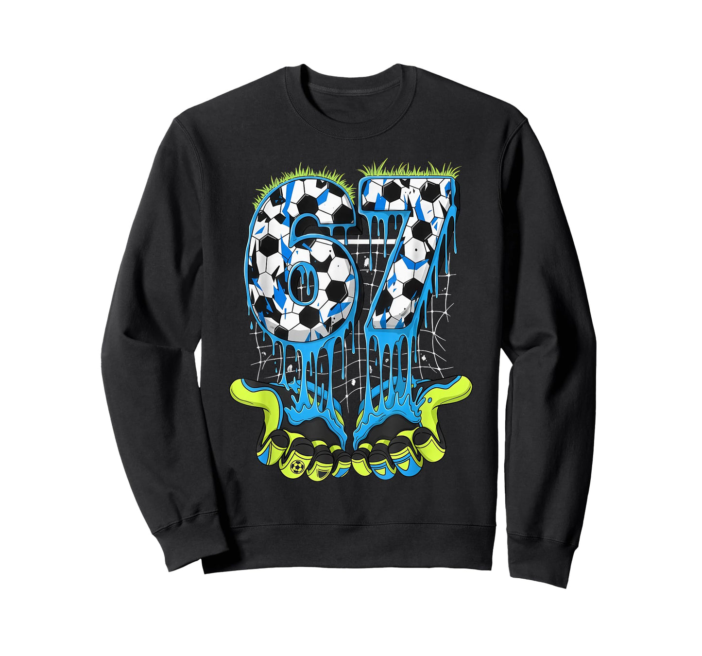 67 Drip Soccer Gen Alpha Slang Six Seven Meme T-Shirt