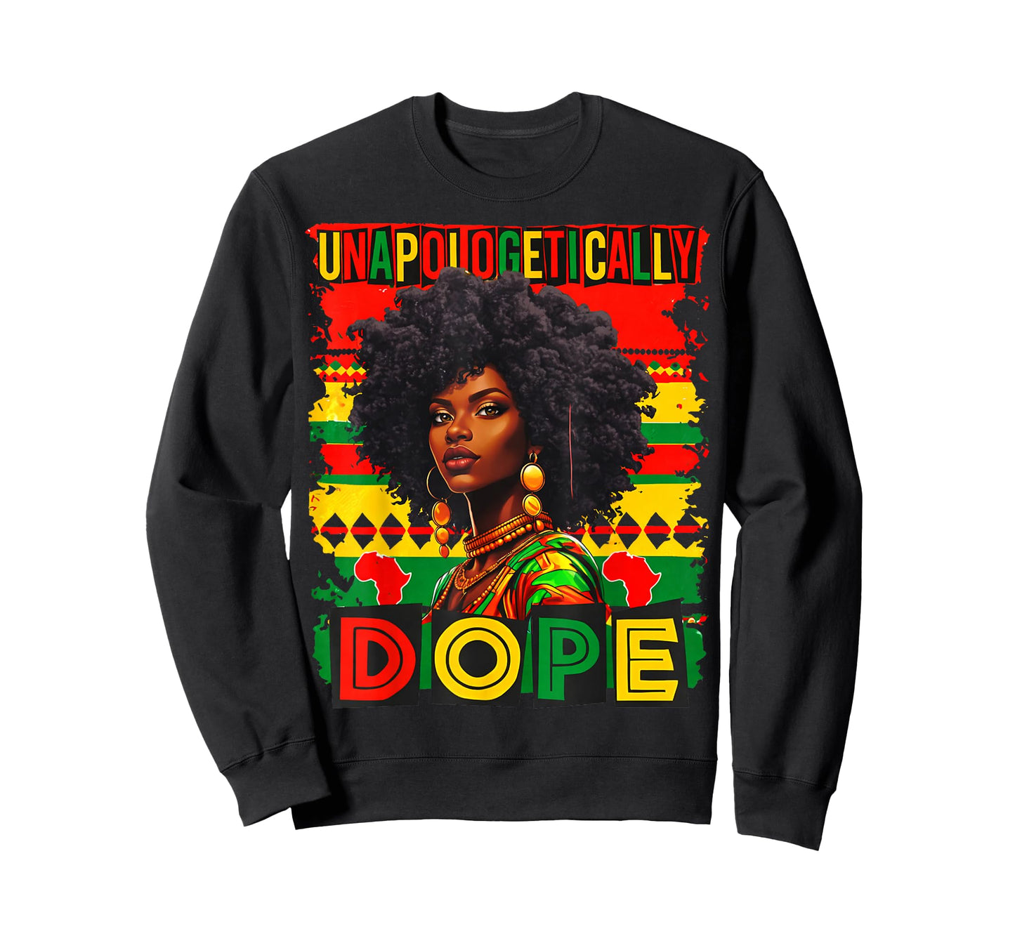 Unapologetically Dope Afro African American Black Women Girl T-Shirt