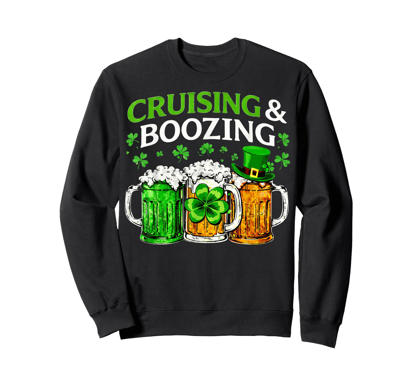Cruising Boozing Irish Drinking St Patricks Day Beer Cruise T-Shirt