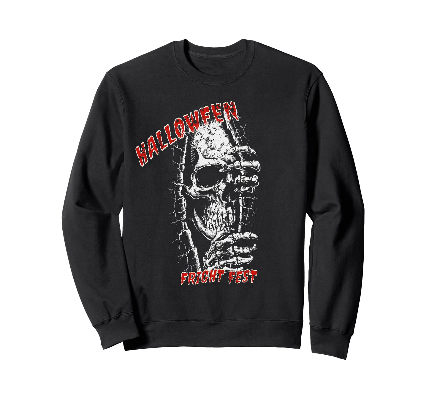 Skeleton Halloween Fright Fest Sweatshirt
