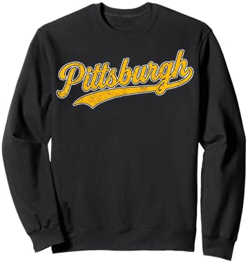 Retro Pittsburgh Throwback Classic Pittsburgh Sweatshirt - Sweatshirt | Black