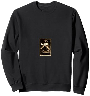 Vintage Retro 90s Sombr Sweatshirt - Sweatshirt | Black