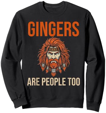 Shrinking Summer Gingers are People Too Sweatshirt - Sweatshirt | Black