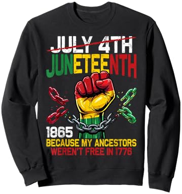 Juneteenth Shirts Black Women Juneteenth African American Sweatshirt - Sweatshirt | Black