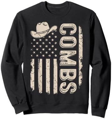 Vintage Combs Name Personalized Combs Family Reunion Sweatshirt - Sweatshirt | Black
