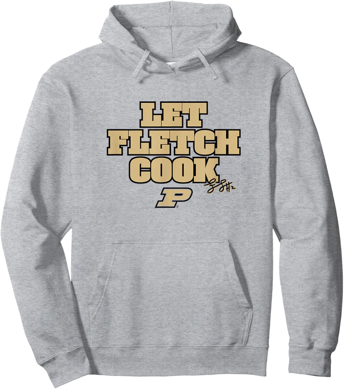 Fletcher Loyer - Let Fletch Cook - Purdue Basketball Hoodie - Hoodie | Ash