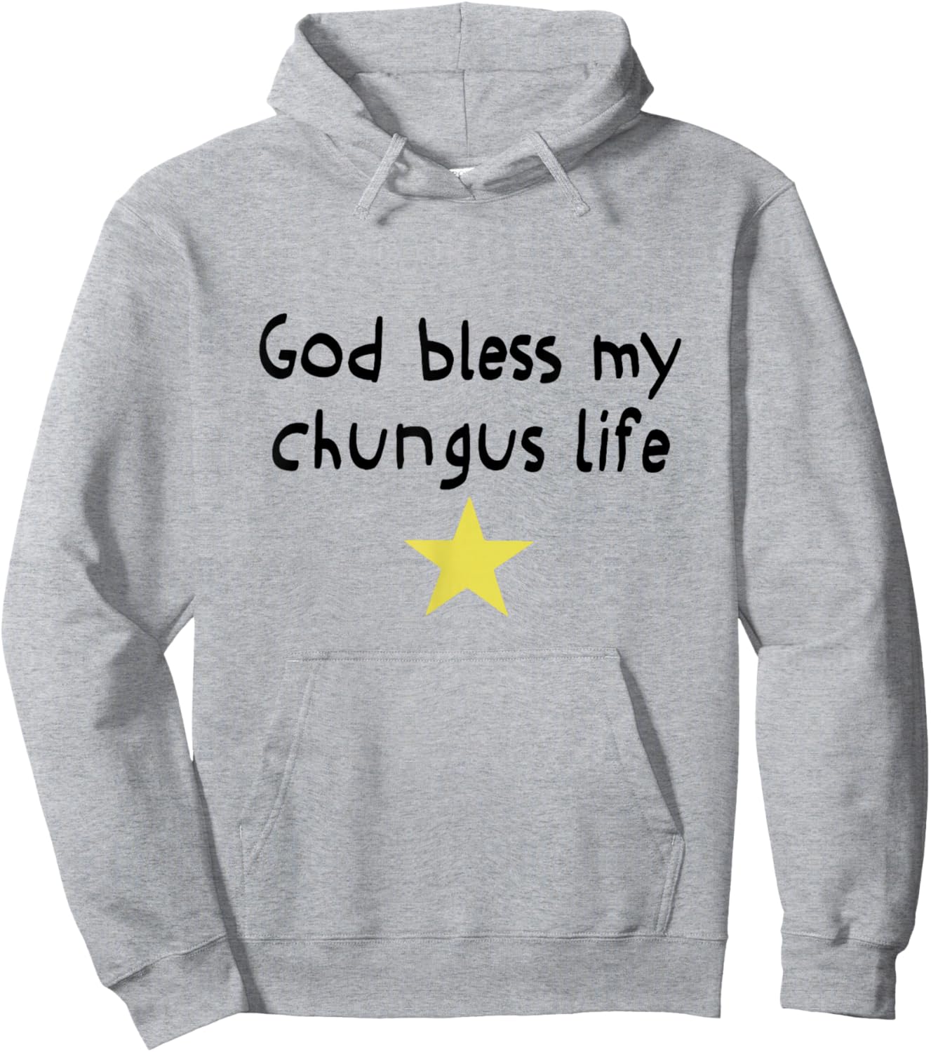 God Bless My Chungus Life Meme Funny Brainrot Meme Women Men Hoodie - Hoodie | Ash