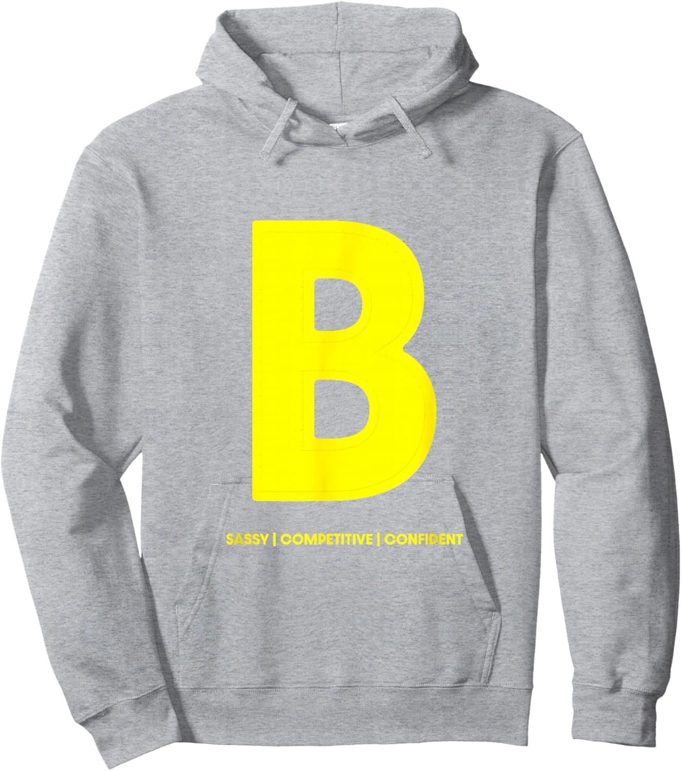 Chipmunks B for Brittany Letter Print Halloween Costume Hoodie - Hoodie | Ash