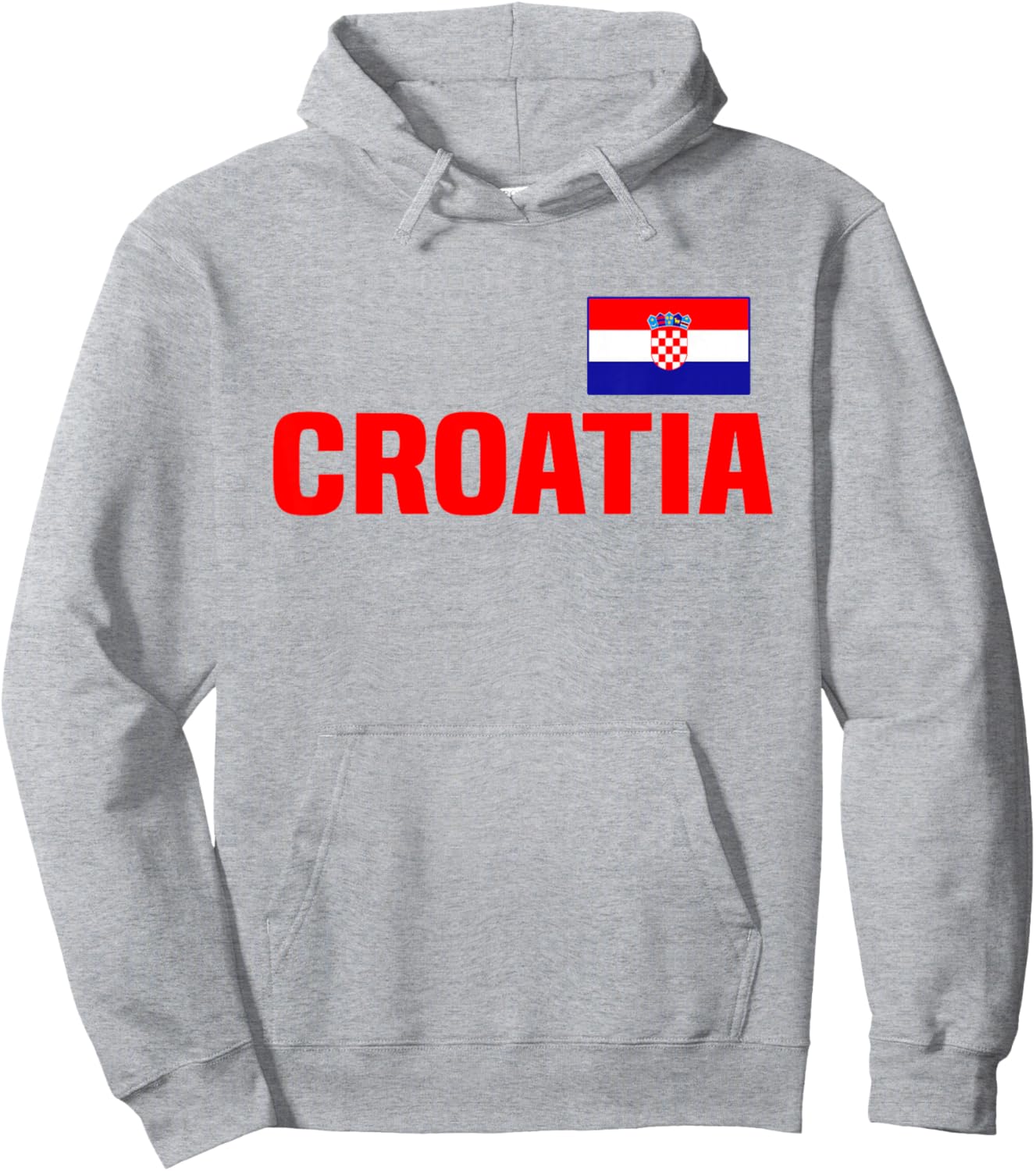 Croatia - Flag of Croatia - Classic Hoodie - Hoodie | Ash