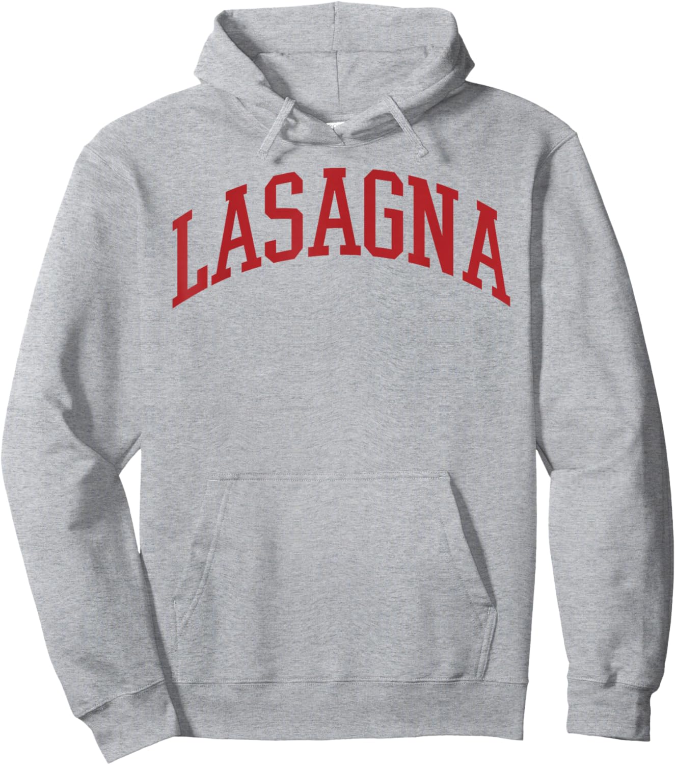 Lasagna - Italian Food Funny Retro Italy Matching Shirt Hoodie - Hoodie | Ash