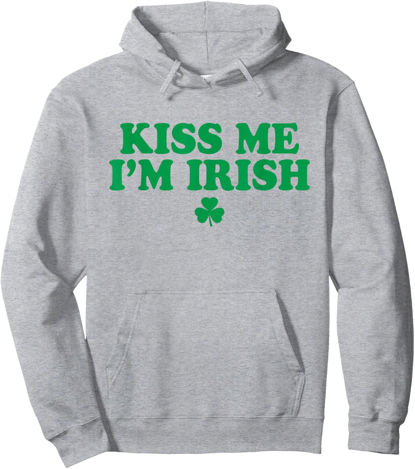 Kiss Me Im Irish Shirt Women, Funny St Patricks Day Hoodie - Hoodie | Ash