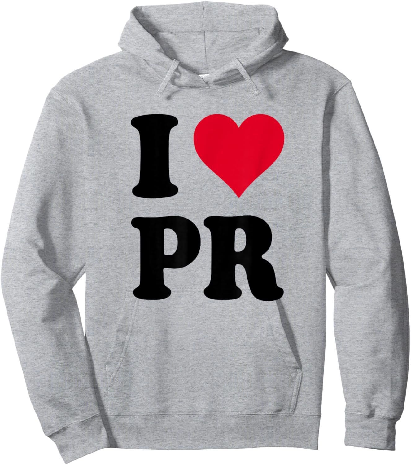 I Love PR Hoodie - Hoodie | Ash