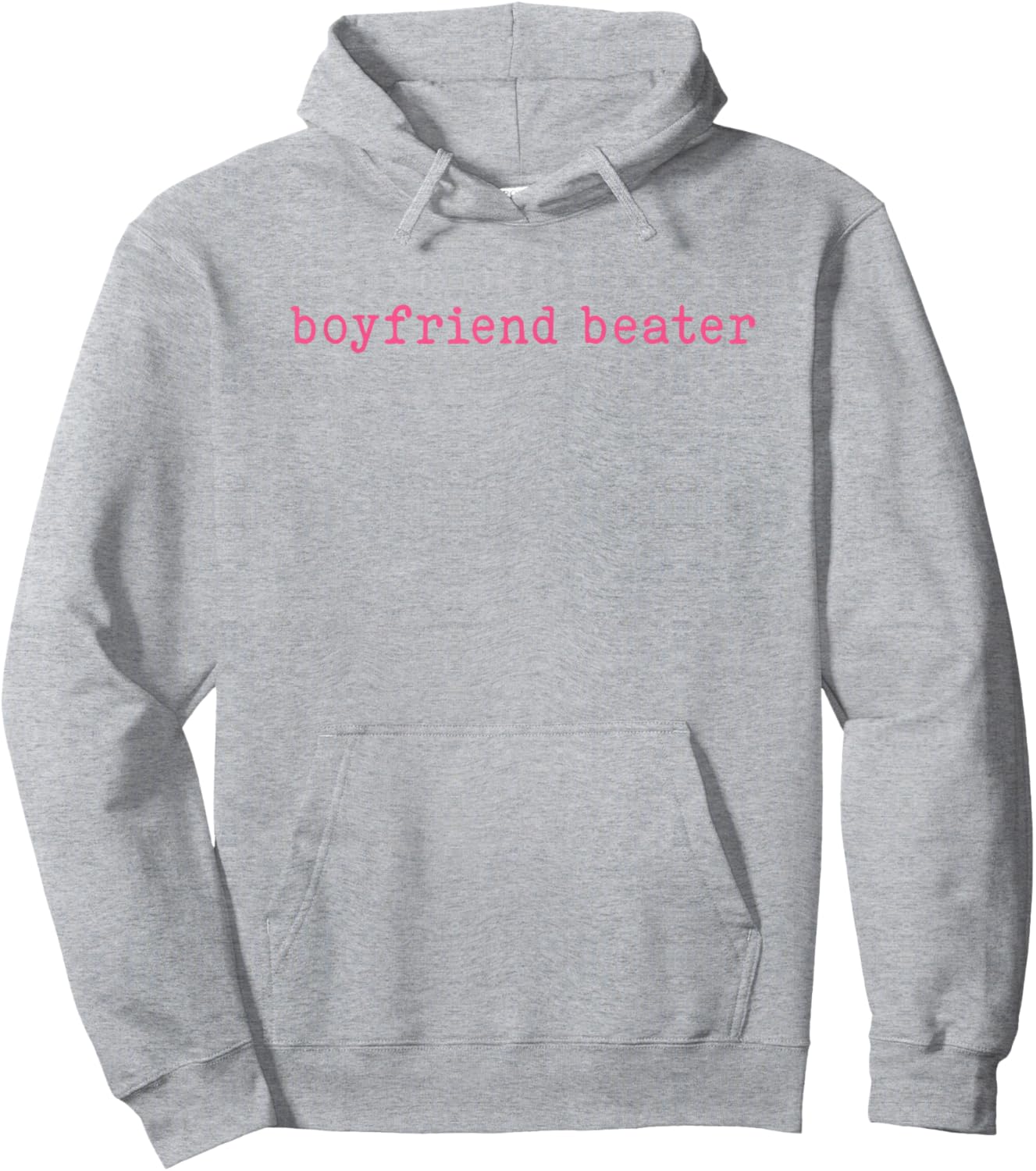 Boyfriend Beater Funny Girlfriend Humor Retro Groovy Hoodie - Hoodie | Ash