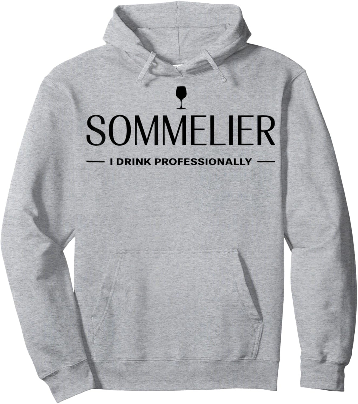 Funny Sommelier Hoodie - Hoodie | Ash