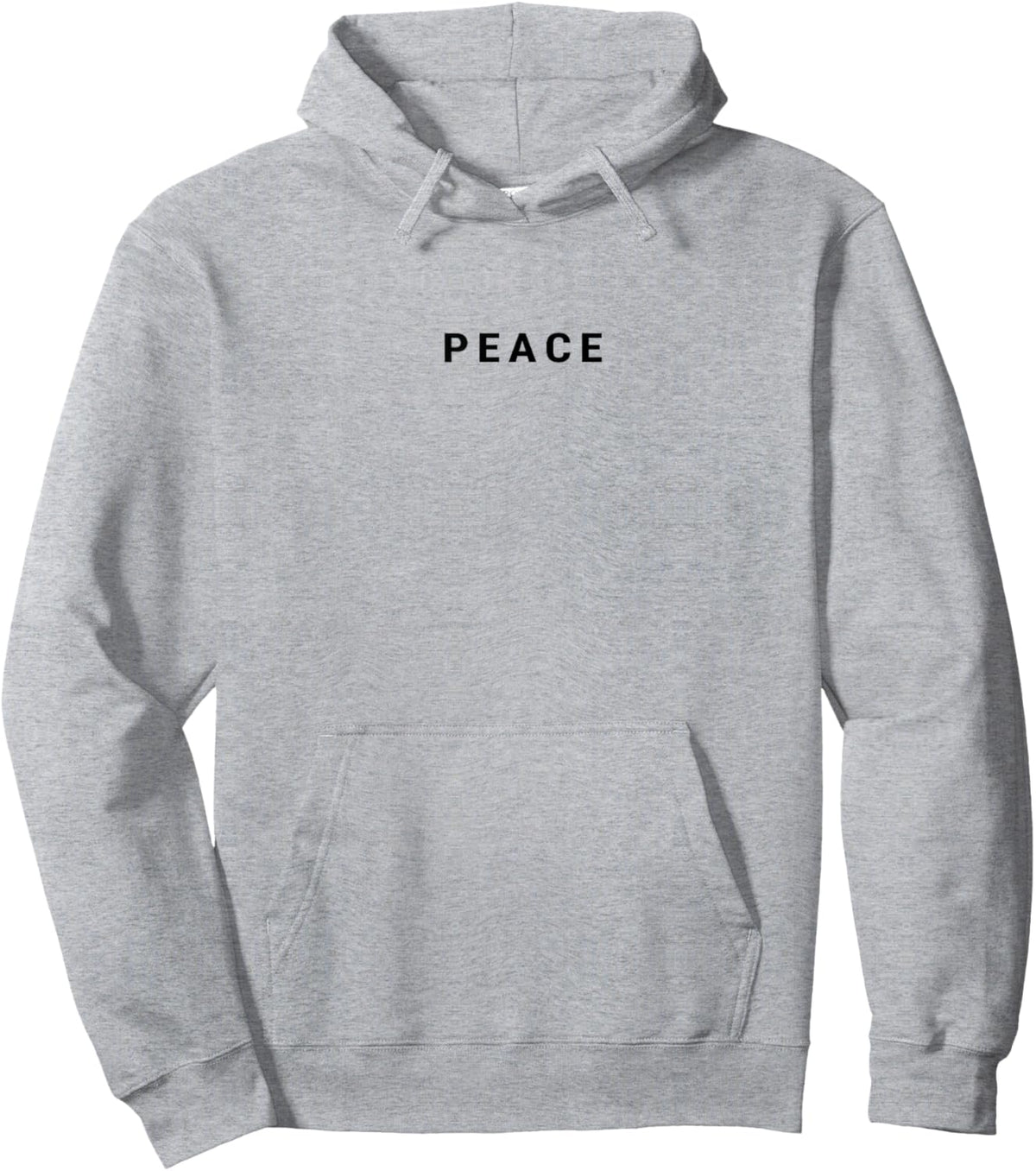 Peace Minimalist Hoodie - Hoodie | Ash
