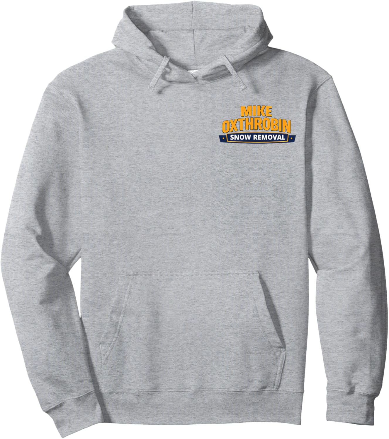 Mike Oxthrobin Snow Removal Hoodie - Hoodie | Ash