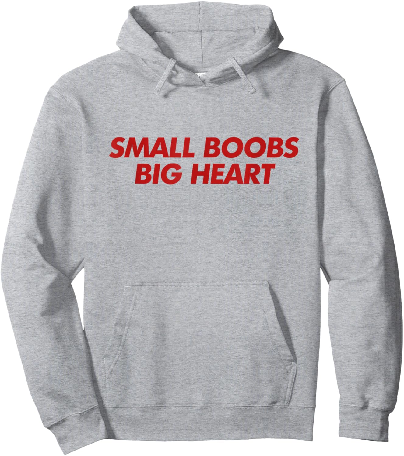 Small Boobs Big Heart Shirt Y2K Aesthetic Trendy Hoodie - Hoodie | Ash