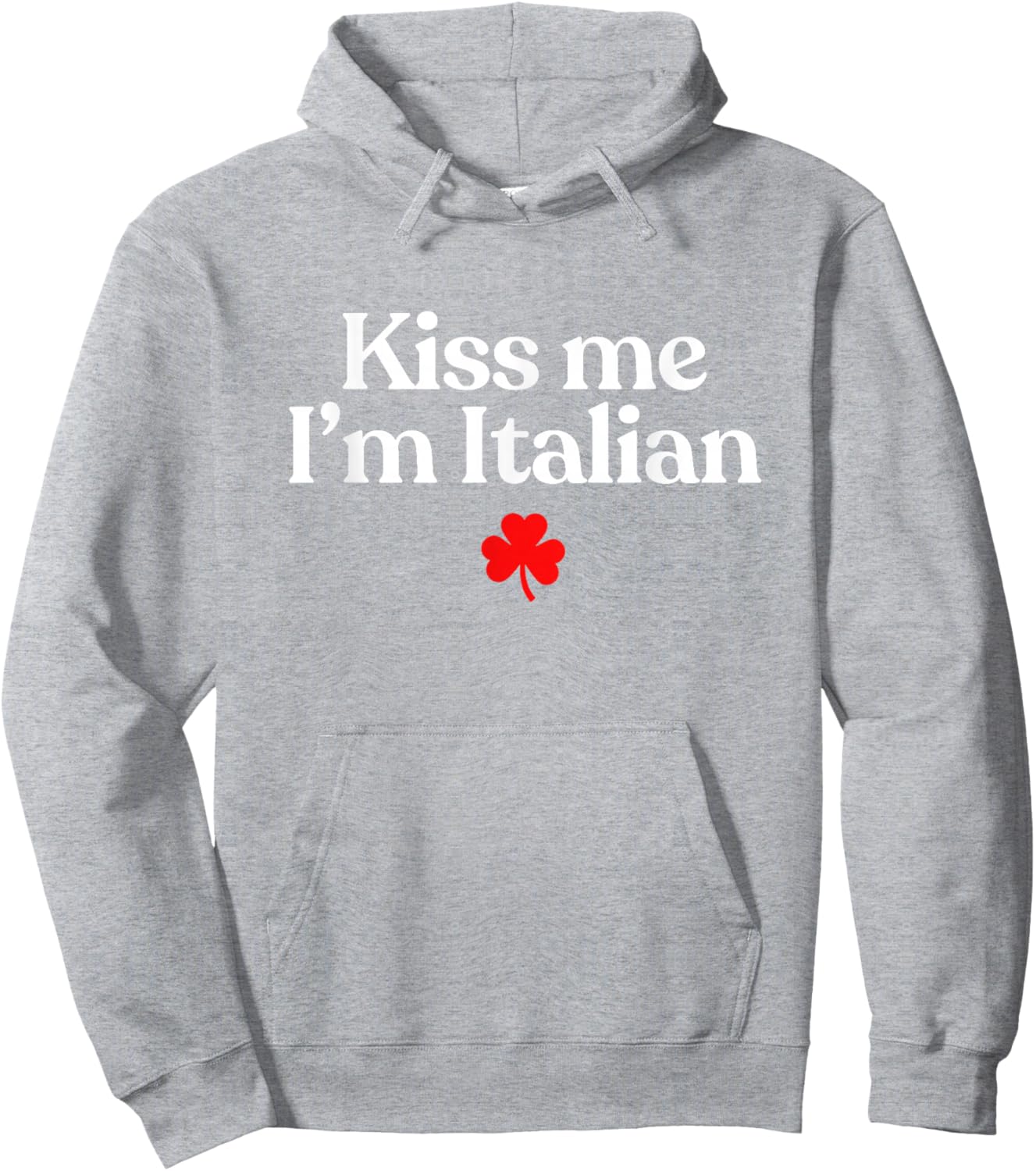 Original Kiss Me I'm Italian St Patricks Day Italian Flag Hoodie - Hoodie | Ash