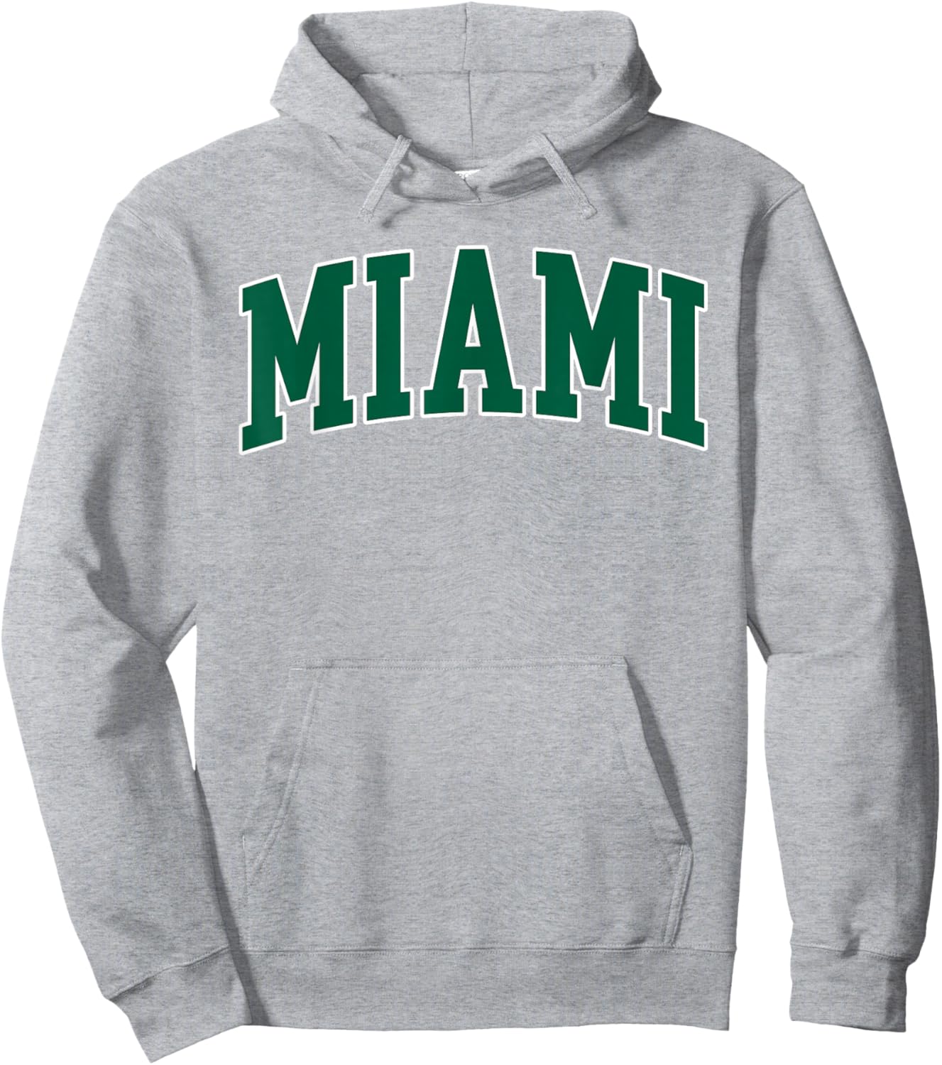 Miami - Throwback Design Print - Classic Hoodie - Hoodie | Ash