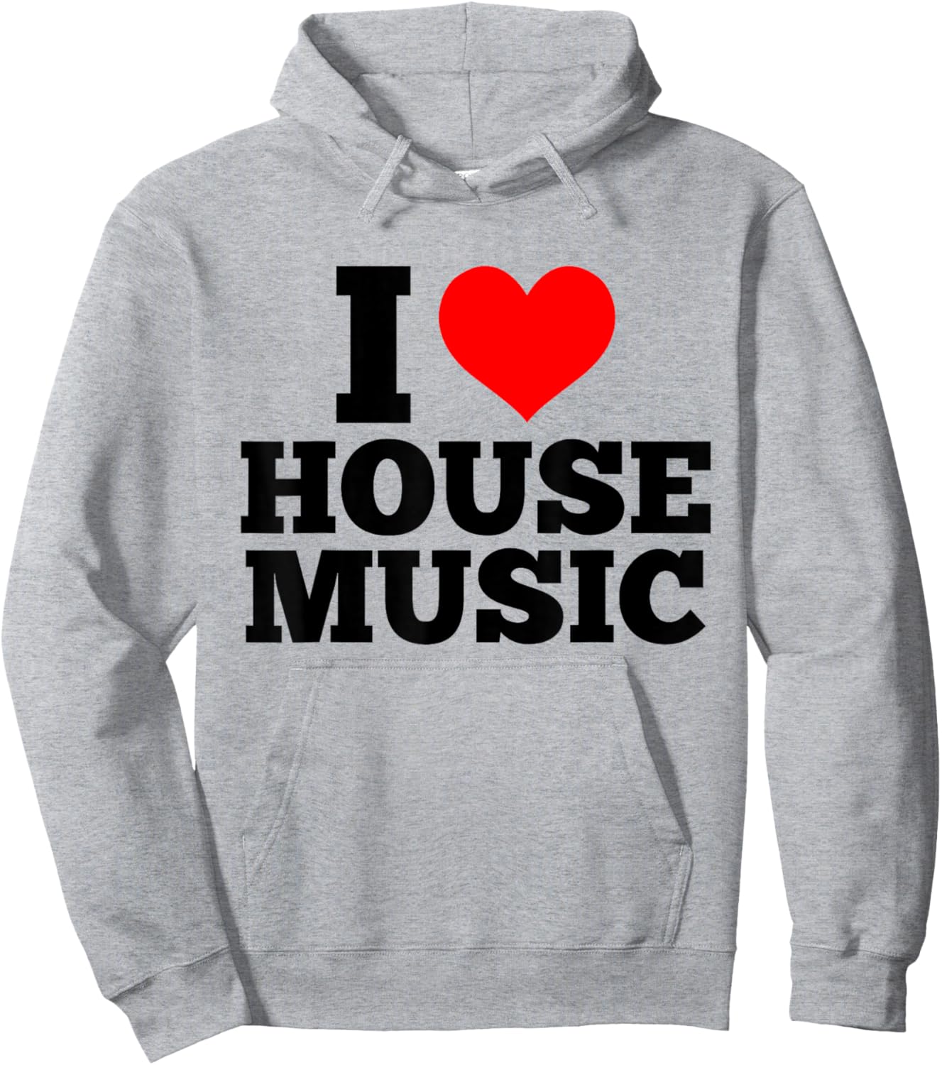 I Love House Music - EDM DJ Hoodie - Hoodie | Ash