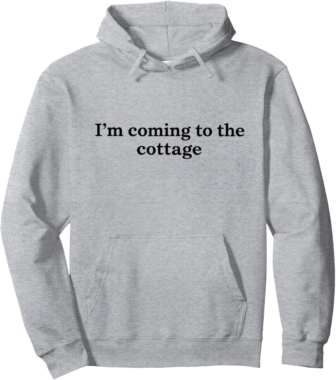 I'm Coming to The Cottage Funny Weekend Hockey Lover Hoodie - Hoodie | Ash