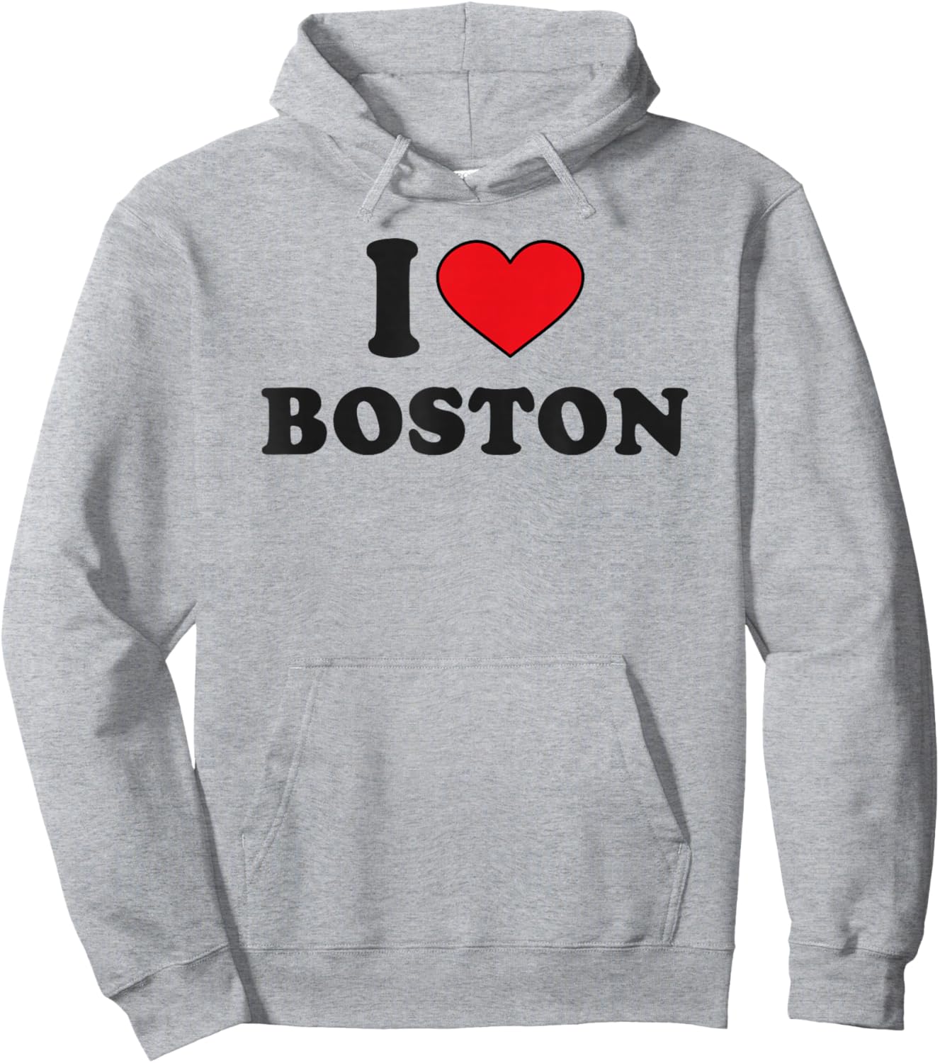 I Heart Boston I Love Boston Hoodie - Hoodie | Ash