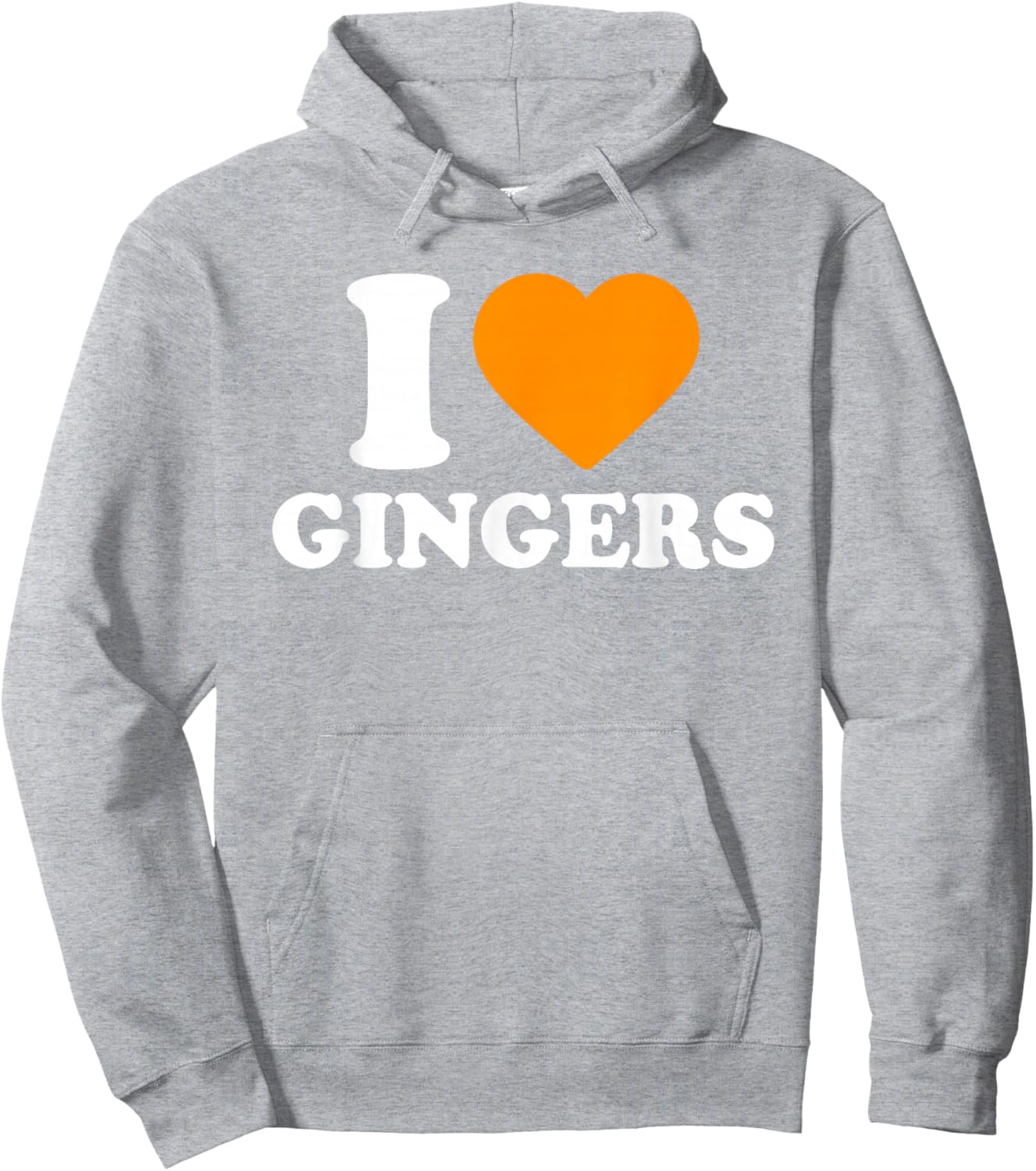 I Love Gingers Shirt, I Heart Gingers St Patricks Day Green Hoodie - Hoodie | Ash