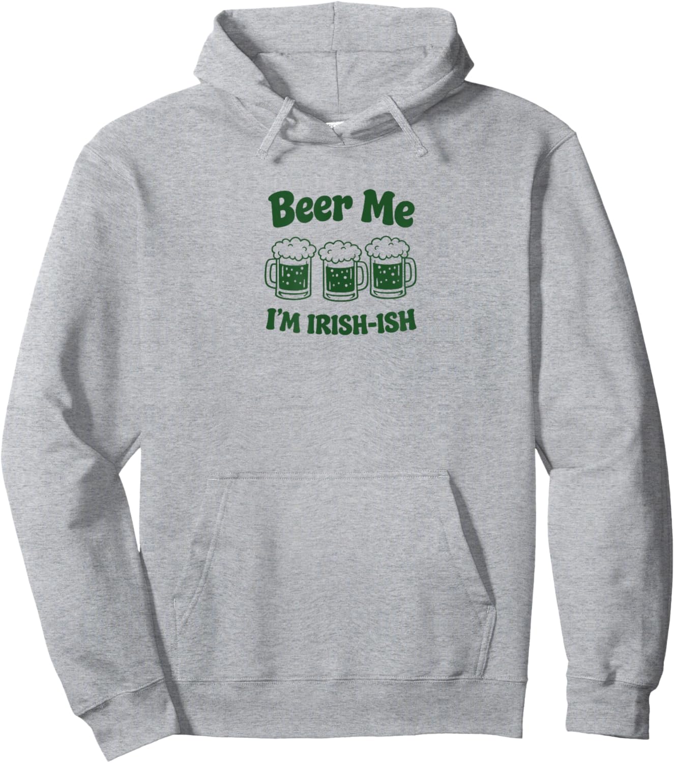 Beer Me I'm Irish-ish St Patricks Day Irish Drinking Women Hoodie - Hoodie | Ash