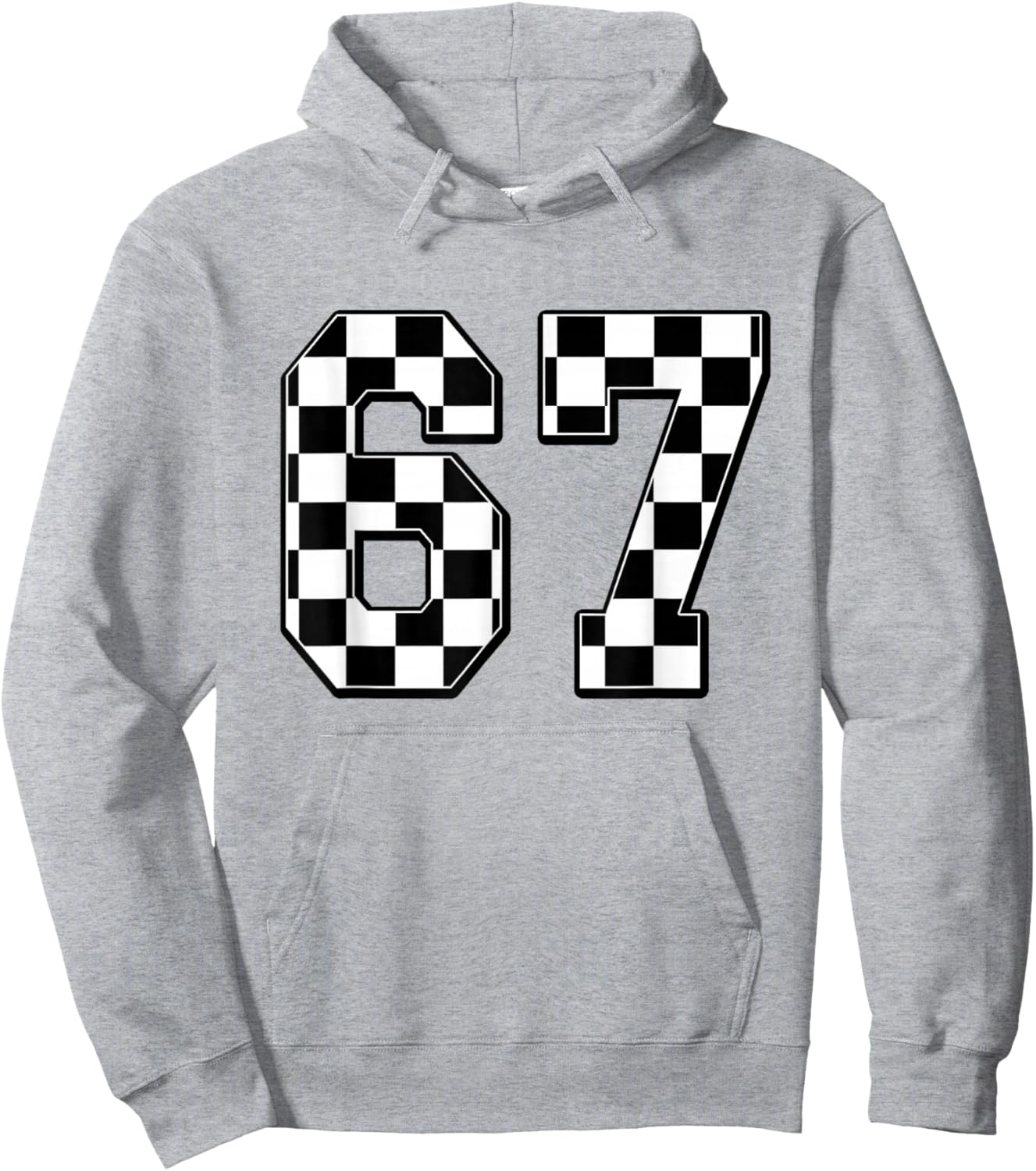 six Seven 67 Meme Number 67 Hoodie - Hoodie | Ash