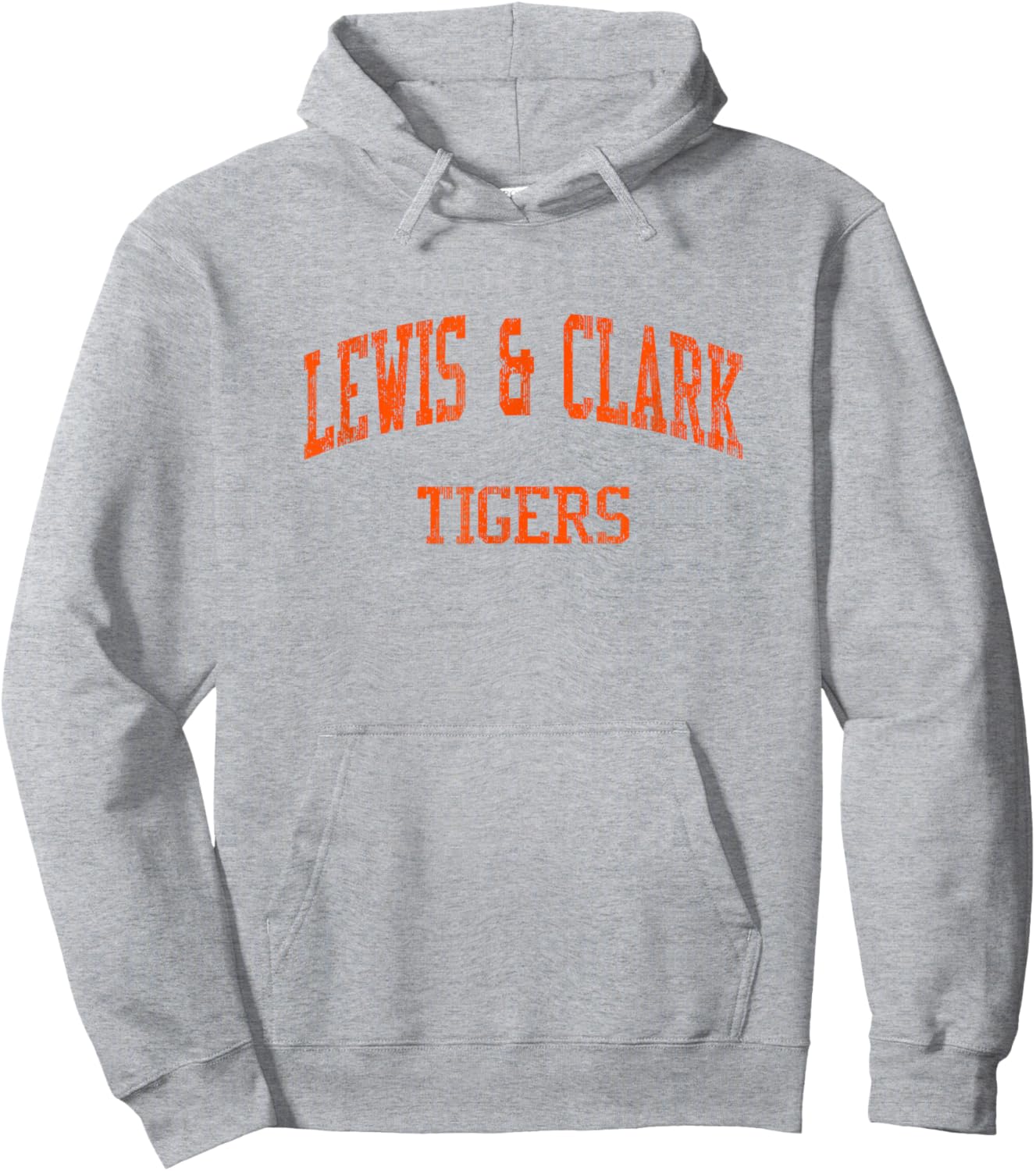Lewis & Clark High School HS Spokane WA Vintage Sports Hoodie - Hoodie | Ash